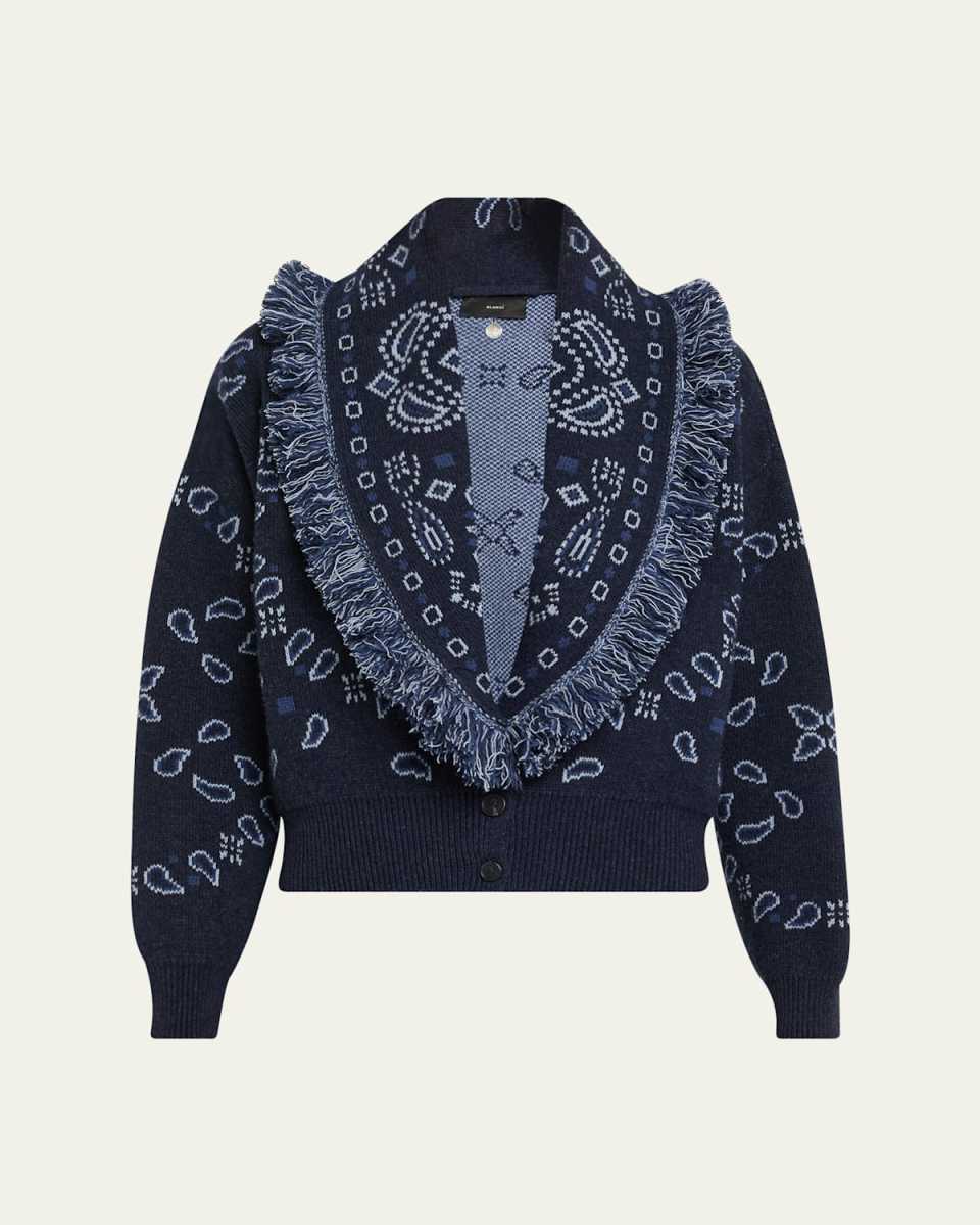 Bandana Jacquard Cardi-Bomb